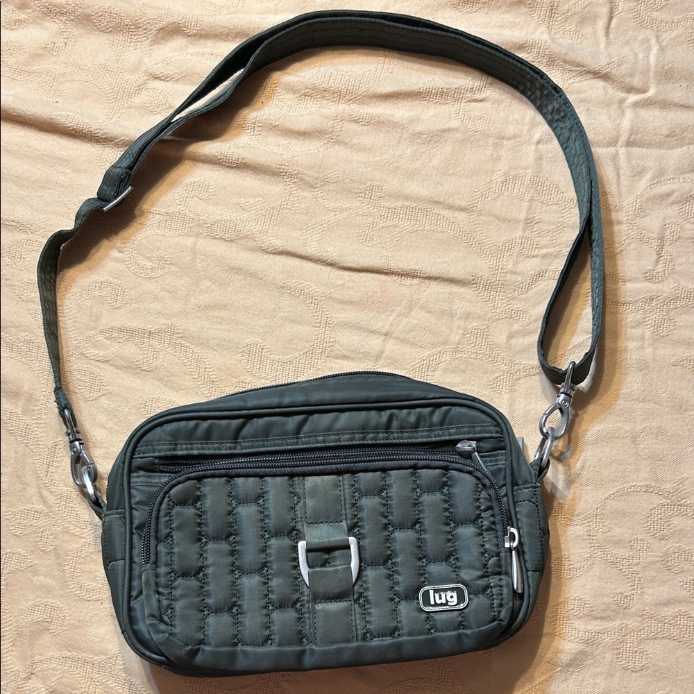 Lug Green Crossbody Bag